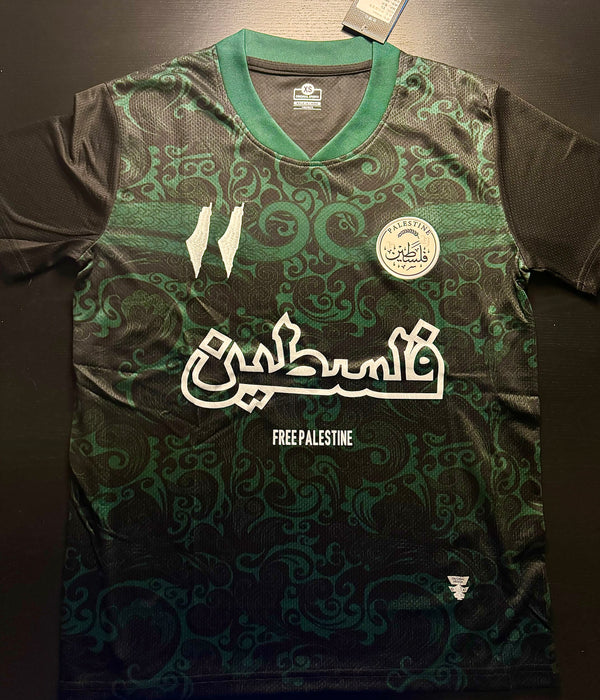 Maillot Palestine Noir et Vert