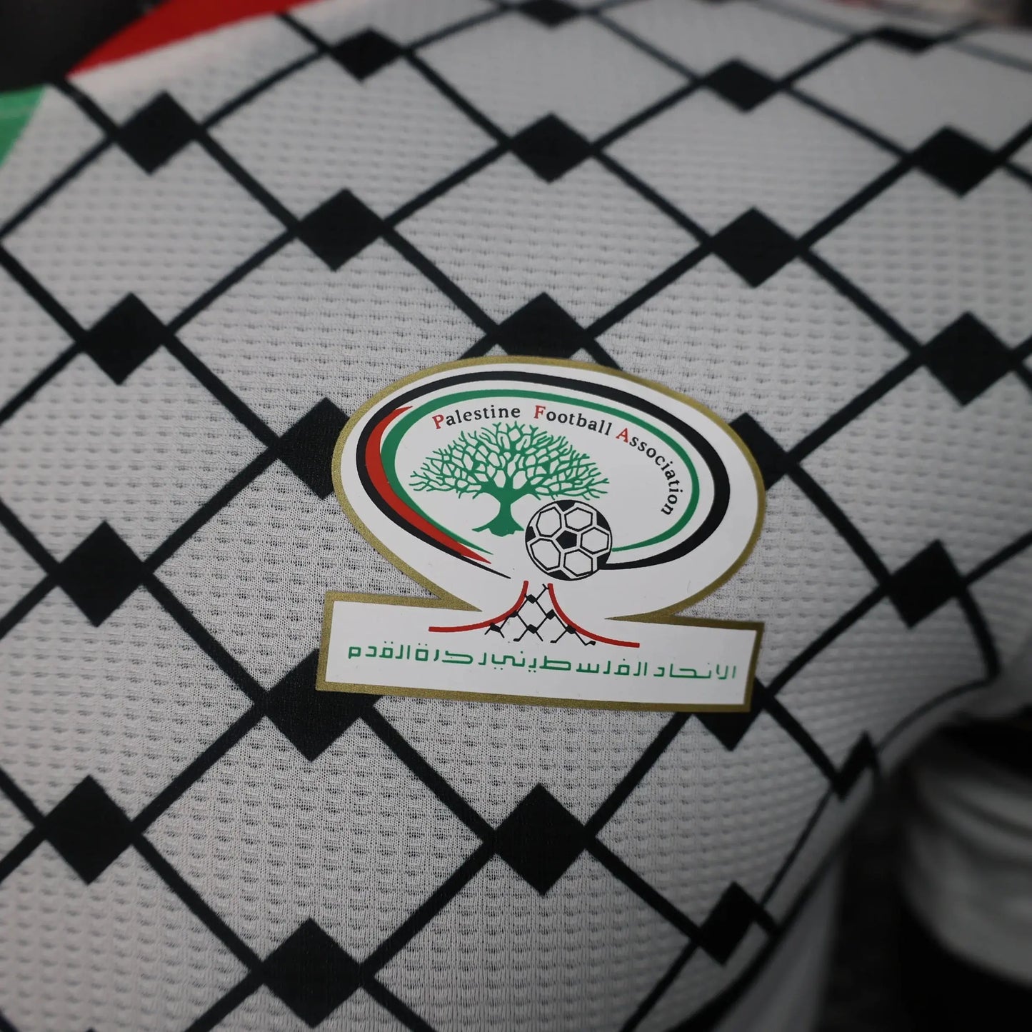 Maillot Palestine Football Association Blanc HomePalestine